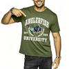 Fashion Summer Man Tshirt Anglerfish University Est 2025 Fish Emblem Short Sleeve Relaxed Fit Round Neck Tshirt Teeshirt Male
