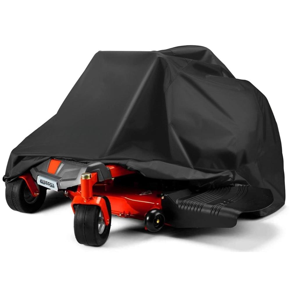 

For ZERO Turn Tractor Lawn Mower Cover Heavy Duty Oxford 210L 117W 140H CM Waterproof UV Resistant Elastic Hem