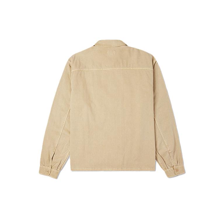 Converse WOVEN ZIPPER Jackets Unisex Khaki Lapel Moderate Other 10022303-A01