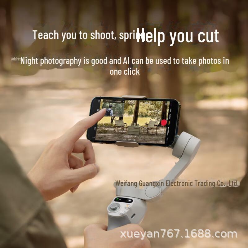 DJI Osmo Mobile SE 3-Achsen Handy Gimbal Stabilisator für Vlog Anti-Shake