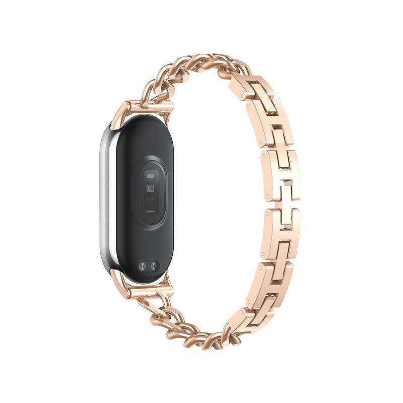 Stainless Steel Silm Strap For Xiaomi Mi Band 10 9 8 Belt Replacement for Miband 10 9 8 NFC Bracelet Watchband Accessories