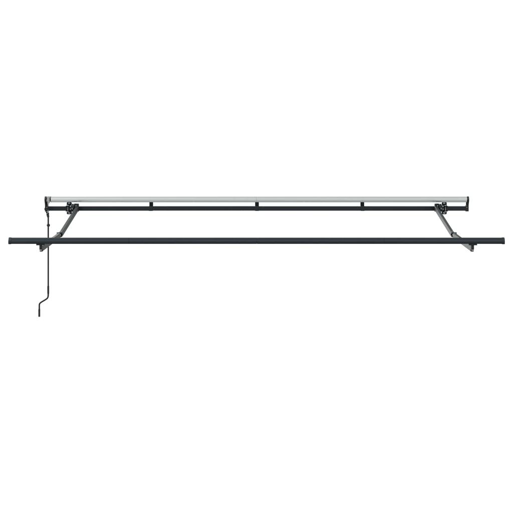 Retractable Awning Cream 350 x 200 cm Polyester and Aluminum