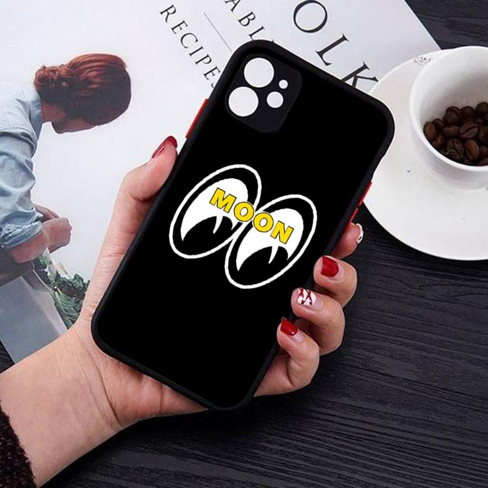 Mooneyes Print Phone Case For IPhone 14 11 12 13 Mini Pro Max 8 7 Plus X XR XS MAX Translucent Matte Cover