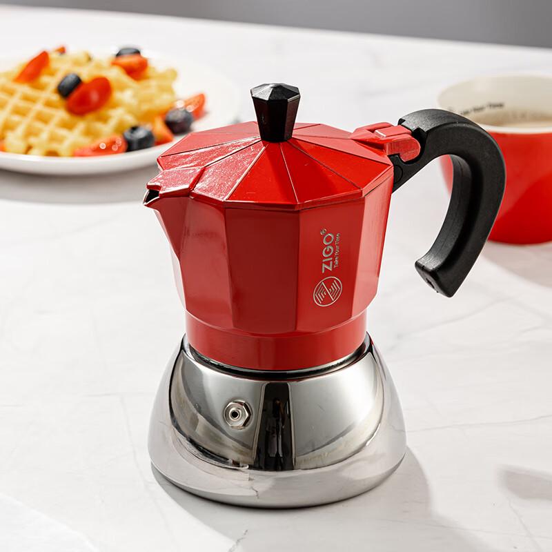 

Zigo Stainless Steel Italian Moka Pot Espresso Maker