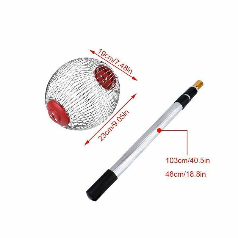 Verlängerungsstange für Farbroller - Teleskopischer Obstpflücker aus Aluminiumlegierung für Haushaltsaufgaben in großer Höhe.