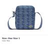 LACOSTE Fabric Shoulder Bag, Crossbody Bag Unisex Blue NU4869NZ-Q74