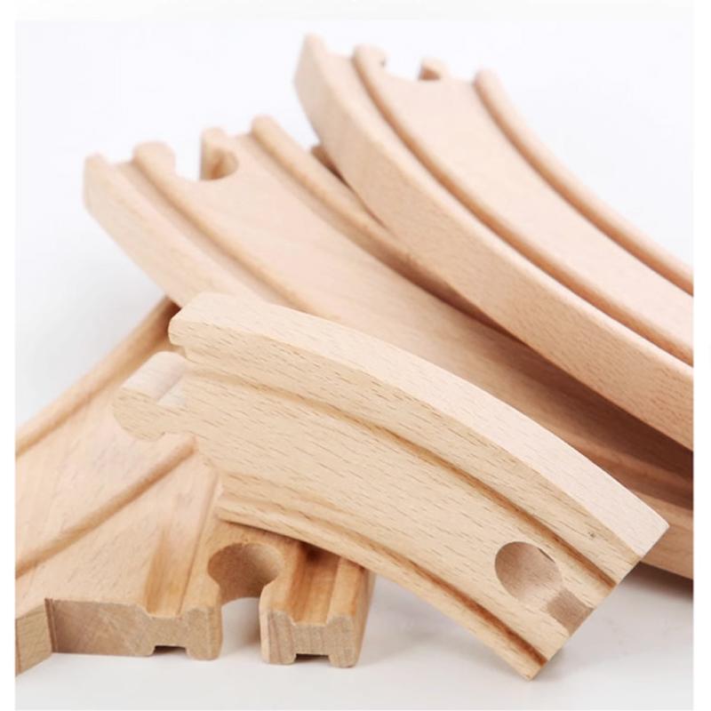 Gift Great Wall Bridge Wooden Track Scene Accessories Suitable for Wooden Train Track Toys for Boys and Girls