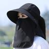 Wide Brims Sun Hat Sun Protective Face Covers Hat for Women Fishing Cycling