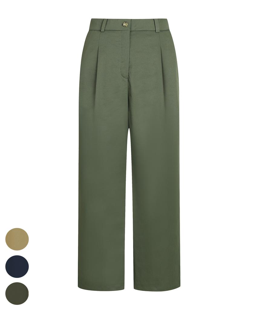 BHPOLOCLUB Women'S Air-Cool Cover Fit Semi-Wide Pants 3 Colors Sl562