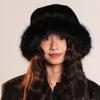 Warm Artificial Fur Hat Fluffy Hat Winter Cap Personality Beanie Hat  Outdoor
