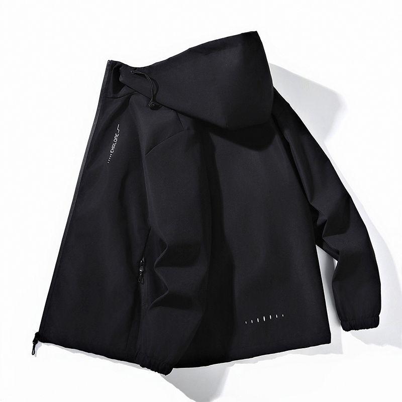 Men's Trendy Hooded Jacket for Teens - Lightweight Spring/Autumn Casual Coat