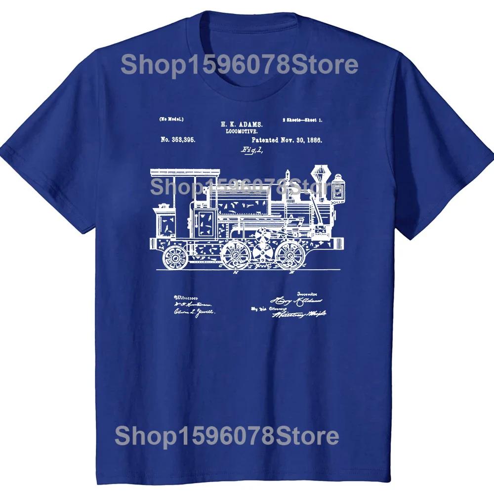Funny I Love Trains T Shirts Tee Tops Round Neck Short-Sleeve Train Driver Retro Vintage Tshirt Clothing Casual Basic T-shirts