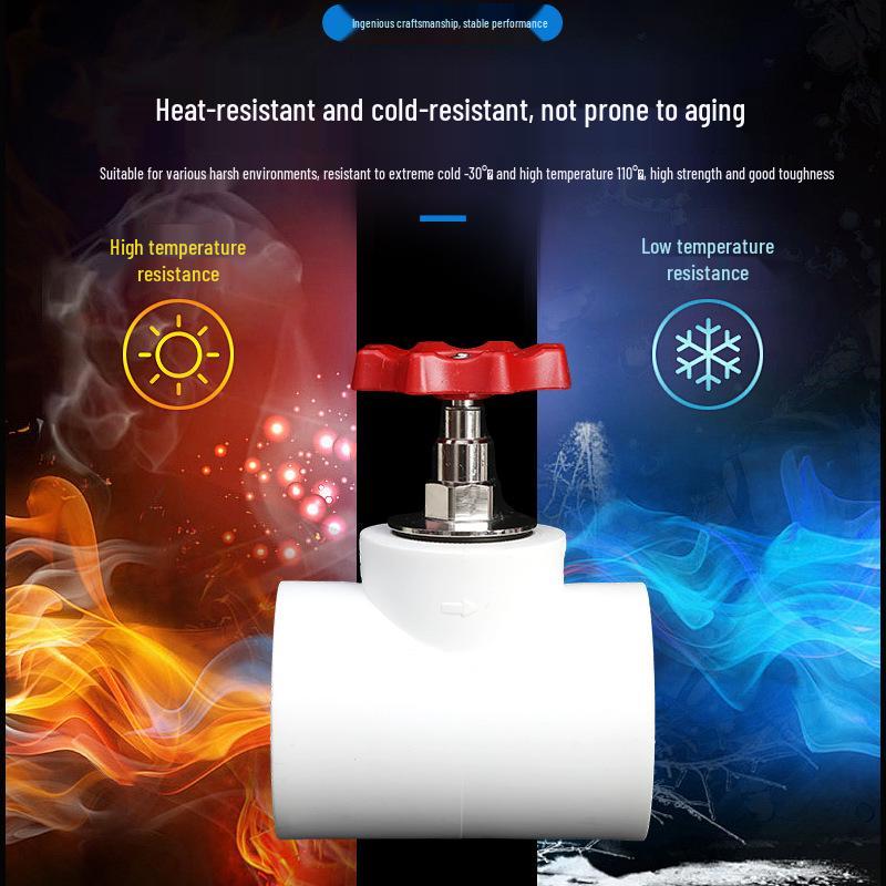 Home PPR Stop Valve for Hot & Cold Water - All Copper Core