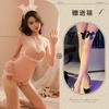 Aishangyou's New Sexy Underwear Bunny Girl Uniform Open Crotch Free Backless Temptation Teasing Passion Suit