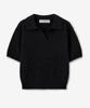 BLOND9 Boucle Short Sleeve Open Collar Knit ( 5 Colors )