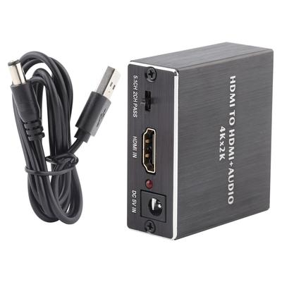 4K*2K HDMI Audio Splitter Extractor Converter HDMI To HDMI+SPDIF+3.5mm Audio Output