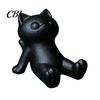 Hands Free Video Stand Cute Cat Phone Stand, 3D Printed Lying Desk Holder for Cell Stable Smartphone Tablet, Mount Home Office Decor, Gift Lovers