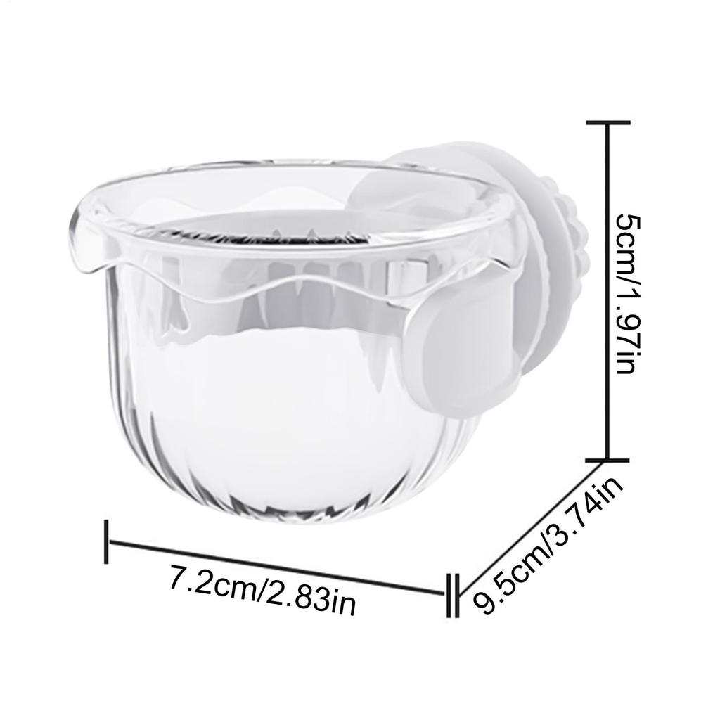 Bird Food Bowl Bird Dishes For Cage Small Anti-Spill Dish For Feeding Drinking Parrot Cockatiel Macaw Travel Carrier Indoor