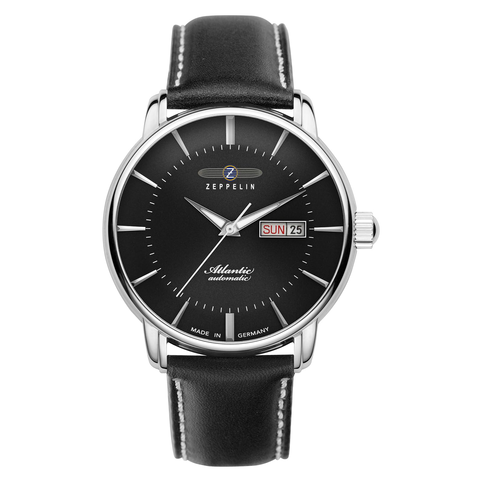 

Casual Watch Atlantic Black [Zeppelin] 8466-2 Men s [Item]