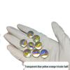 16mm Mixed Checkered Glass Beads & Marbles - Nostalgic Crystal Balls for Kids
