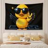 Bright Duck Tapestry Custom Home Living Room Bedroom Wall Decor Wallpaper Backdrop Cloth With Clips