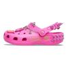Crocs LittleBig X  Classic Clog EVA Hollow Fashion Thick Sole Clogs Unisex clogs Pink 207546-6QQ