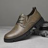 Fashion Outdoor Designer Oxford Flats Genuine Leather Office Walking Shoe Comfy Casual Leather 2026New Men Brogue Business Shoes
