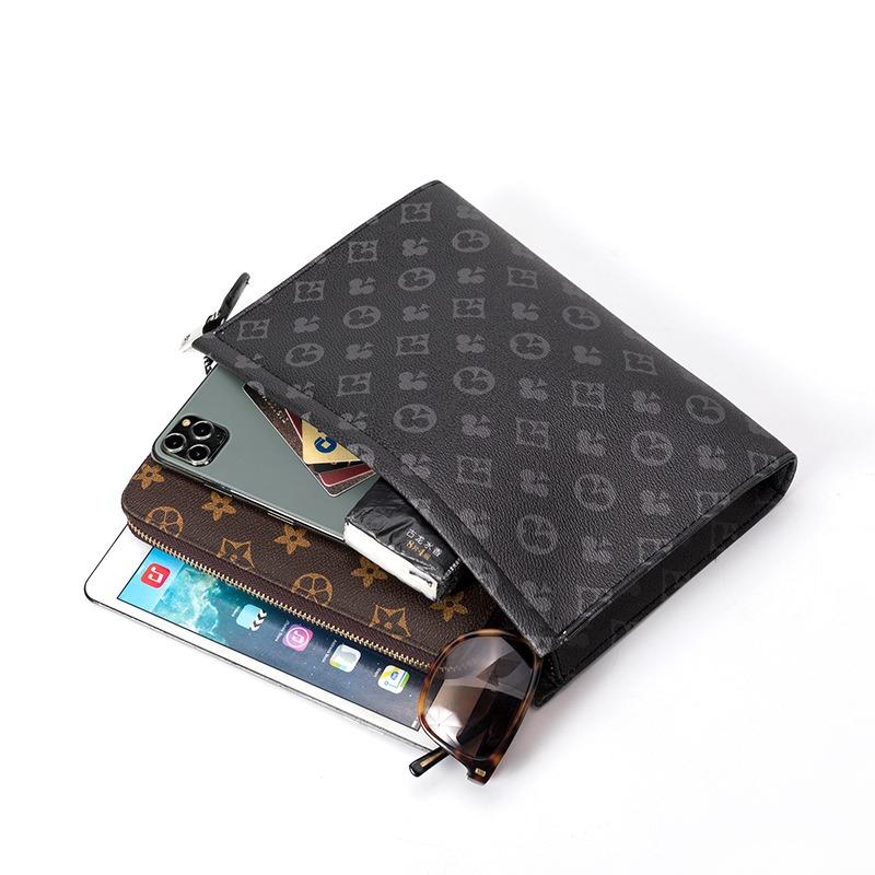 Herbst neue Mode Retro-Druck Handtasche Trendlinie vielseitige Herren-Tasche