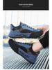 Men's Waterproof Leather Sneakers - Non-slip, Casual Autumn/Winter Travel Shoes 2024