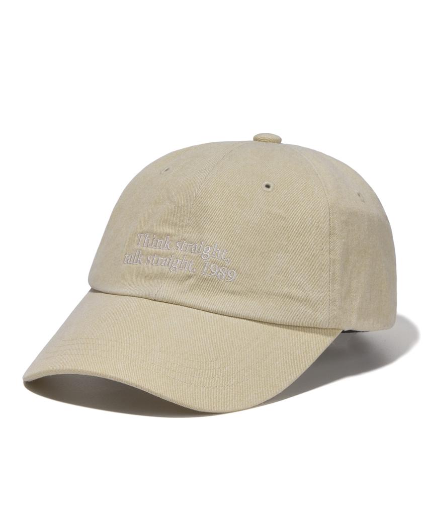 Diposwi Think Washed Curve Cap - Lemon