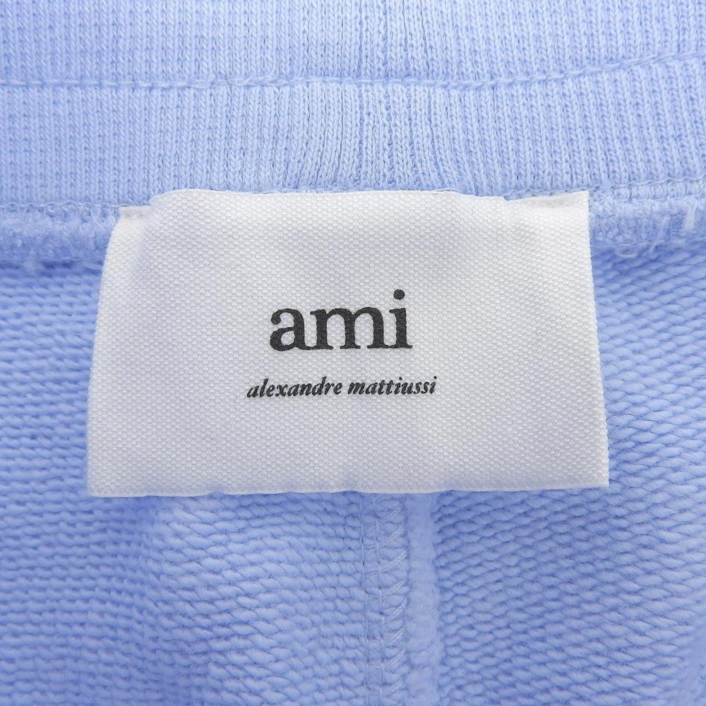 Ami Paris Tonal ADC Sweatpants Bottoms Women's Ice Blue M Bottoms M Ice blueUsed