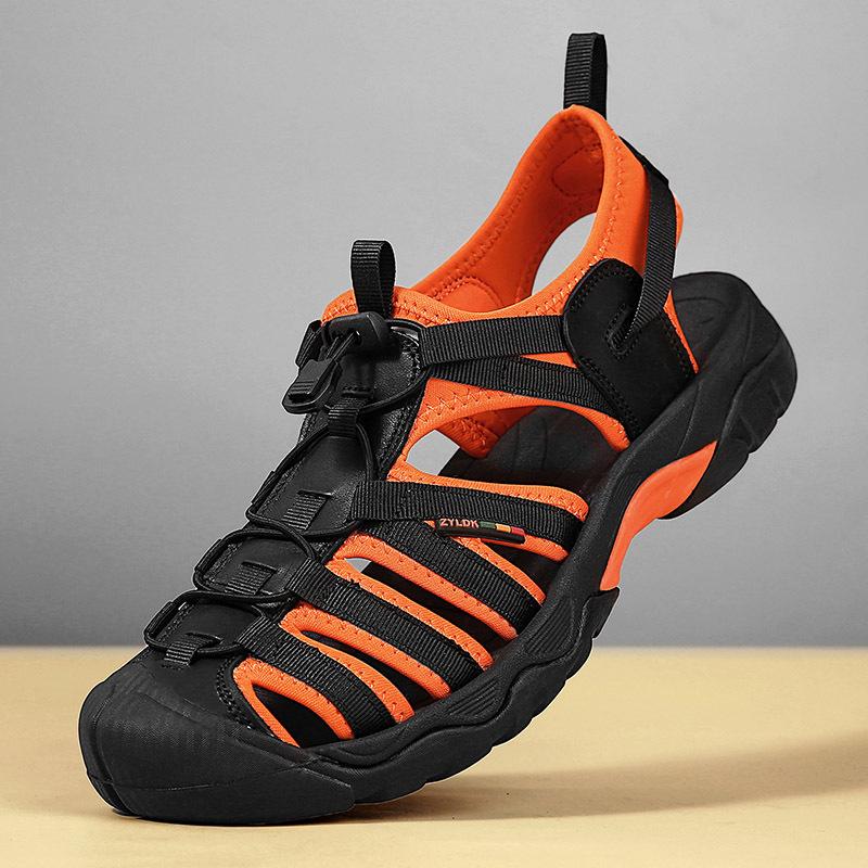 Summer men's sandals foreign trade large size breathable sandals outdoor light hollow shoes casual fashion men's sandals