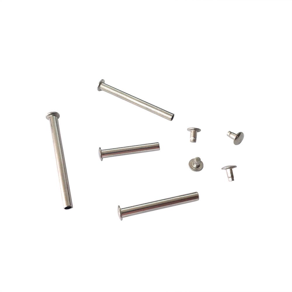 Nickel-Plated Male-Female Pivot Pin Rivet for Folding Fans
