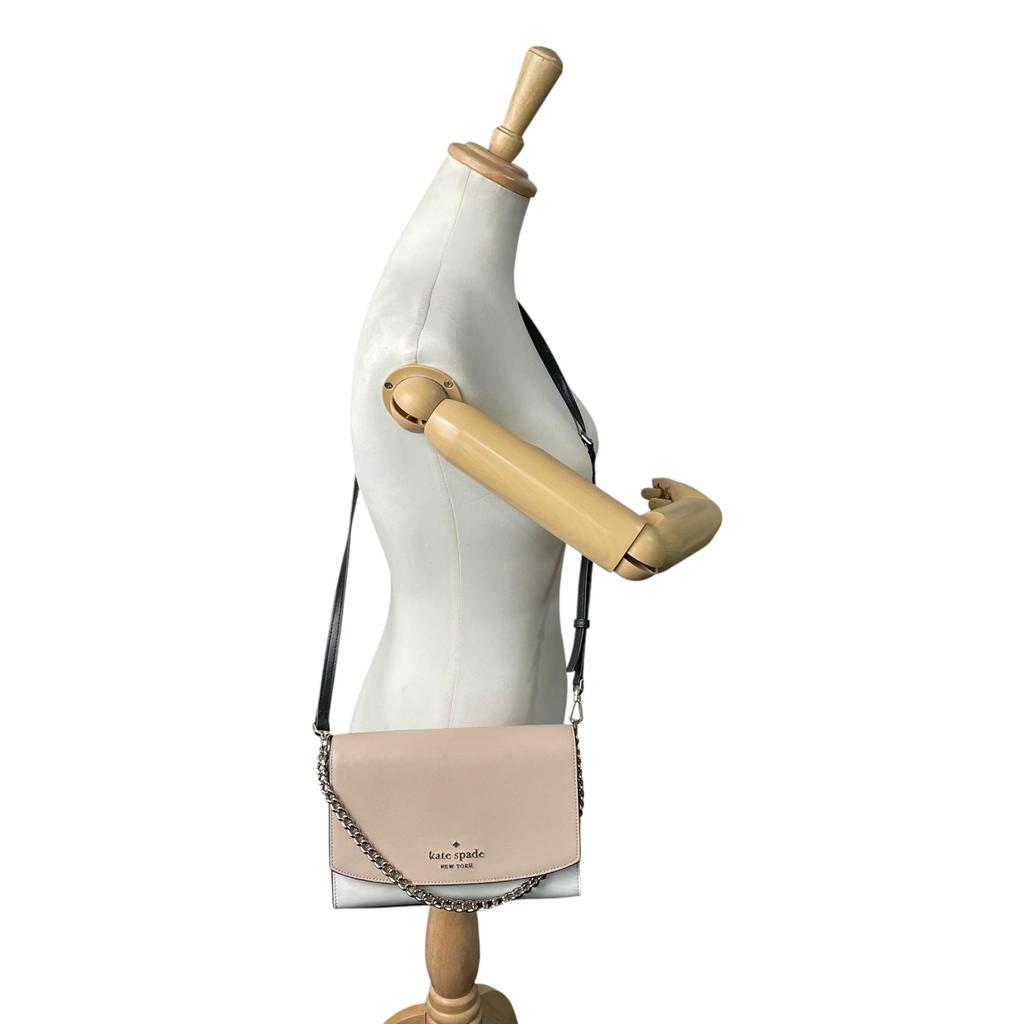 Used Kate SpadeHandbag beige/white PVC Women