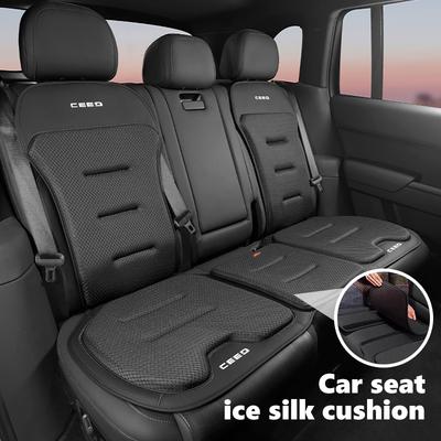 Car Seat Cushion Ice Silk Breathable Non Slip Pad Accessories For Ceed 2021 2020 2019 2018 2017 2016 2015