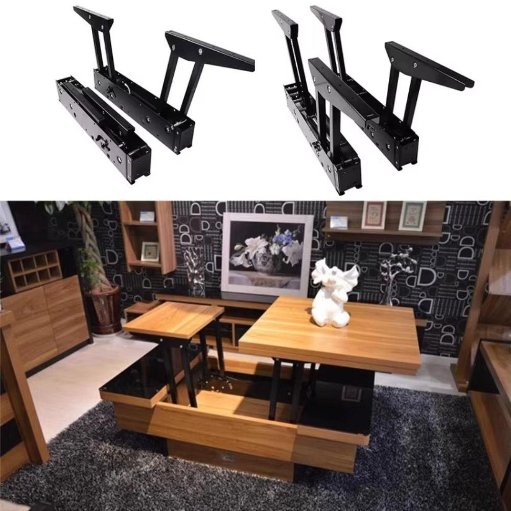 Multifunctional Buffer Bracket Mute Slow Down Hydraulic Buffer Lifting Bracket Damping System Sturdy Lifting Shelf Living Room