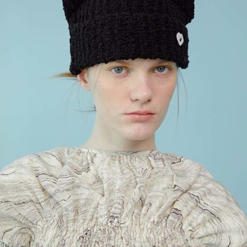 

AWESOME NEEDS SS CAT KNIT HAT_BLACK FREE