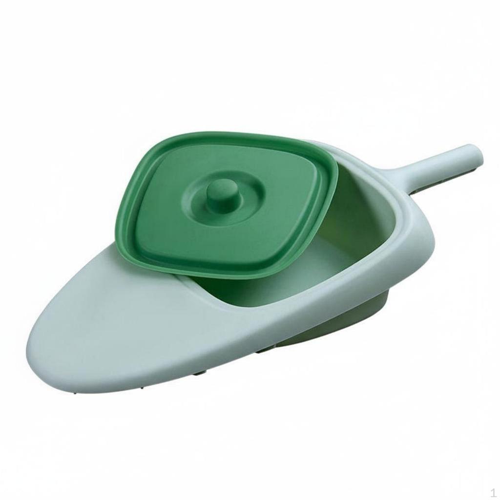 Nachttopf mit Deckel Leicht zu reinigen Bruchgriff Ergonomisches Design Tragbar Bettlägerige Toilette