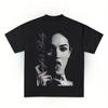 2009 Horror Movie Fans Retro Tshirt Summer New Item Suitable for Both Unisex and Women Cotton Tshirt