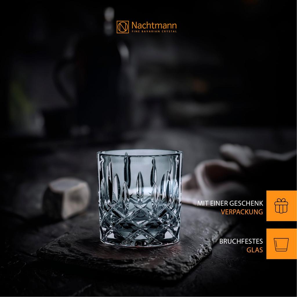 Nachtmann Noblesse SOF Tumbler, Clear, 245ml, 98857, Set of 4