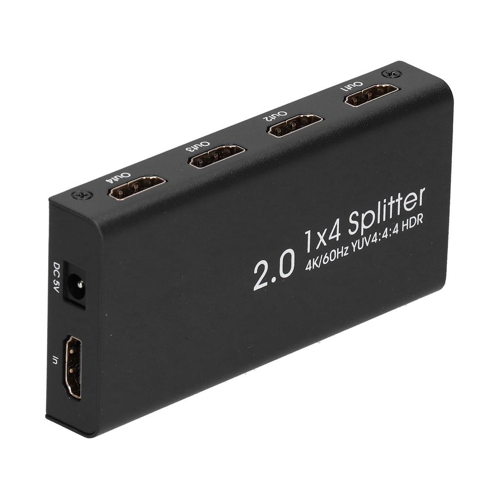 HD Multimedia Interface Splitter 1 Eingang 4 Ausgänge Verteilverstärker für PS4 Projektor HD-Fernseher