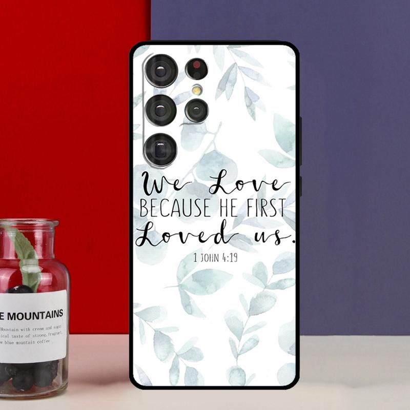 Bible Quotes Jesus God Funda Case For Samsung Galaxy S25 Ultra S9 S10 S20 S22 Plus S21 FE S23 S24 Ultra Phone Cover