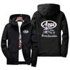 2023 Men's Korean Style Hooded Windbreaker - Spring/Autumn Thin Jacket with Logo Print for Teens