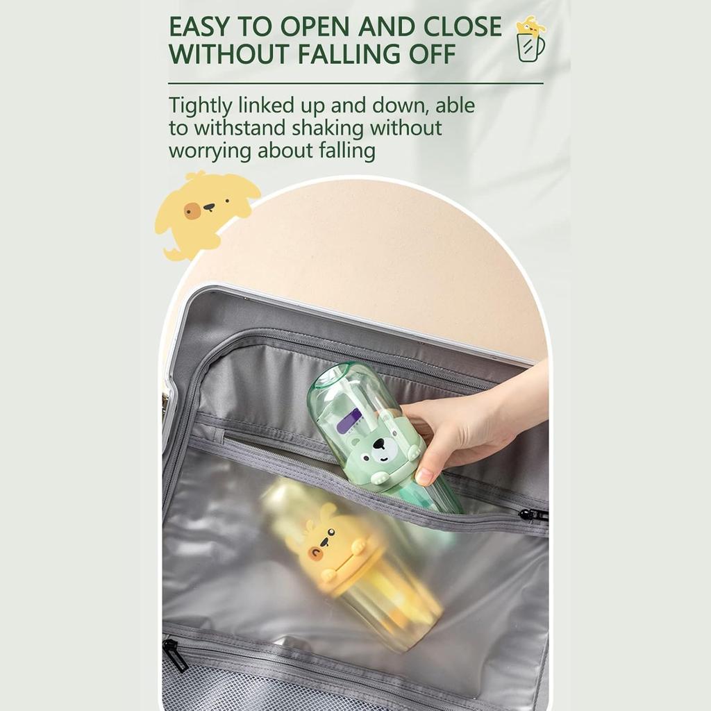Portable Toothbrush Holder Plastic Toothbrush Travel Case for Kids with Detachable Handle Toothbrushes Toothpaste Storage Box