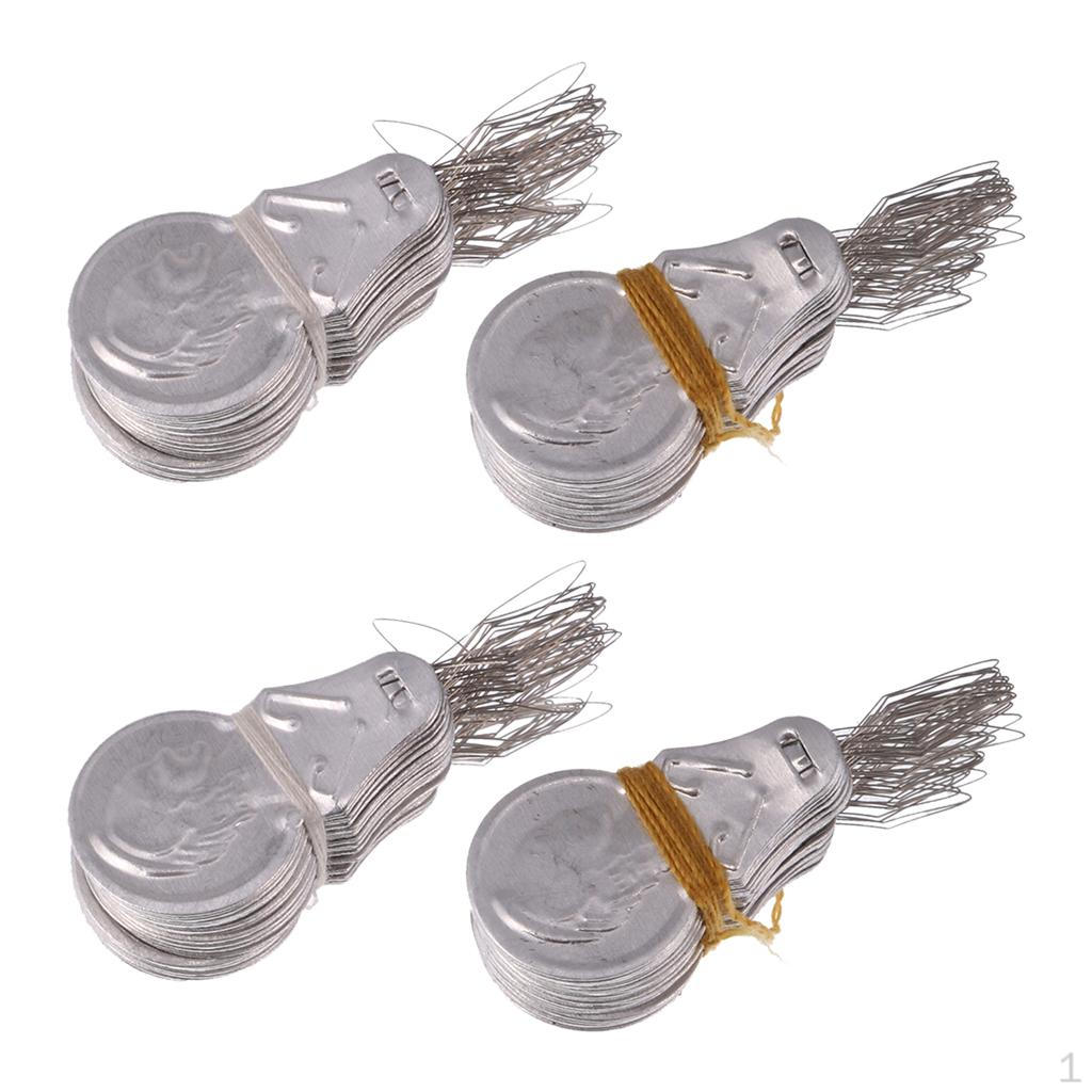 

200 шт. Петля из проволоки DIY Нитевдеватель Вставка стежка Направитель швейной нити