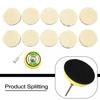 Wool Polishing Pads Wool Waxing 20Pcs/Set Accessories