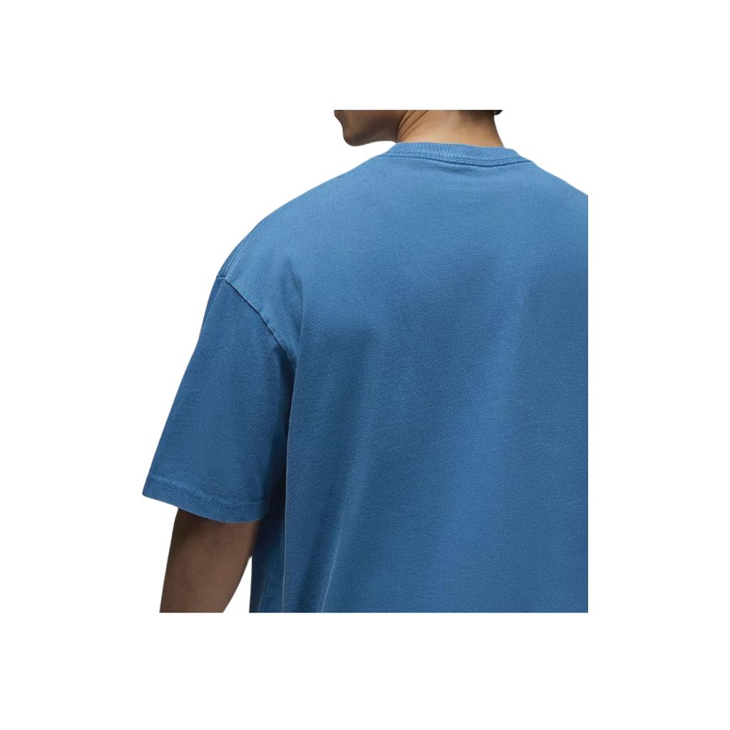 Jordan Flight Essentials Logo Fashion Comfortable Crew Neck Casual Loose Short Sleeve T-Shirt Men Tops Blue DZ0605-457