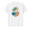 Tropical Sunset Palm Beach Vacation T-Shirt