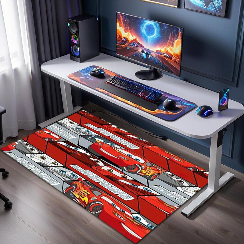 1PC Lightning McQueen Rug - Home Decoration Carpet For Living Room Bedroom Flooring Computer Chair Area Rug