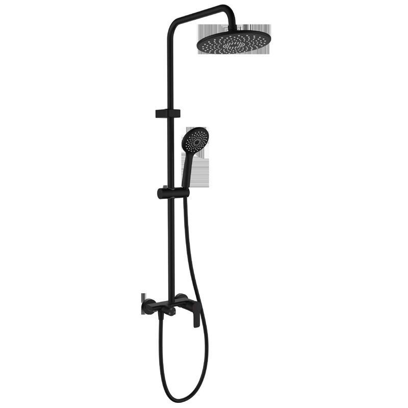 TLXT All-Copper Bathroom Faucet Shower Set with Storage